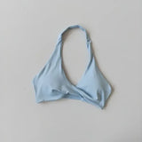 Wire-Free Push-Up Sports Bra Halter Neck Sexy Fitness Yoga Top