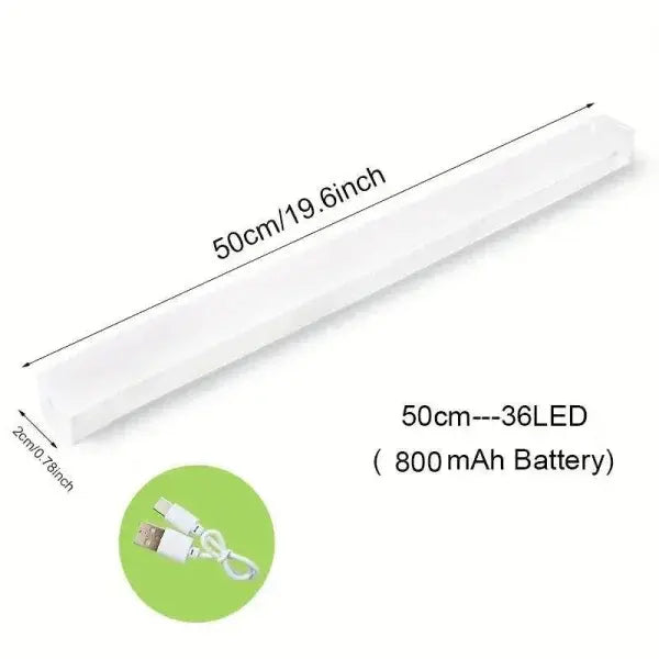 Wireless LED Night Light with Motion Sensor for Convenient Illumination - Warm White / 50cm-36LED