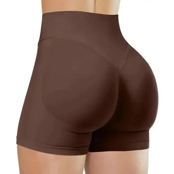 Butt Lifting Fitness Training Women Gym Shorts Nylon Seamless