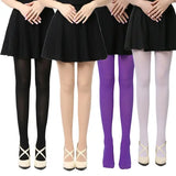 Women’s Black Opaque Tights – 120D Seamless Warm Nylon Pantyhose for Winter Spring & Autumn
