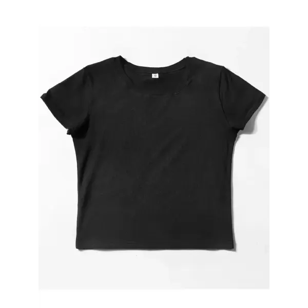 Casual Girl Letter Print Summer Short Sleeve Polyester Tee Top