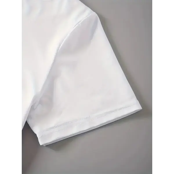 Fashion movie shirt with slight strech fabric cosplay crop top