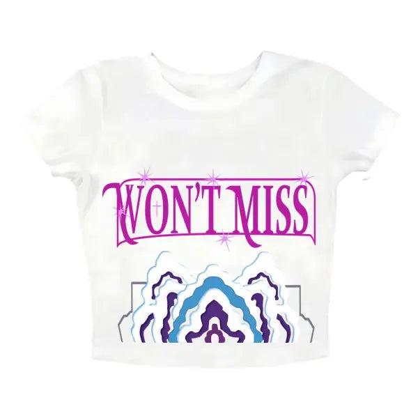 Fashion movie shirt with slight strech fabric cosplay crop top - H11279-White-luqi / XL