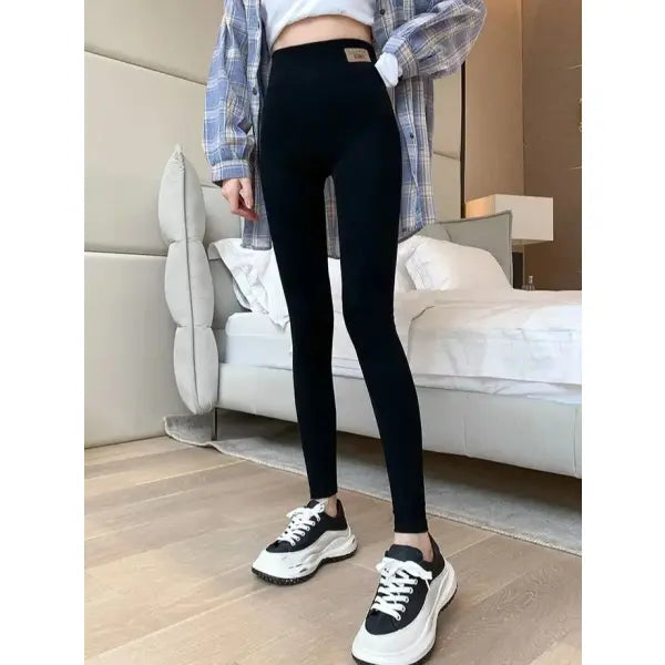 Cotton Leggings Slim Fit Casual Pants for Women Soft Stretch