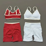 Women Ignite Sculpt Elastic Yoga Bra Set Sculpting Fitness Suit