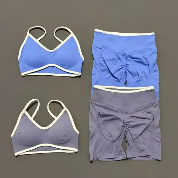Women Ignite Sculpt Elastic Yoga Bra Set Sculpting Fitness Suit