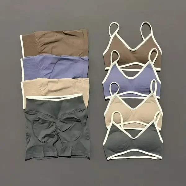 Women Ignite Sculpt Elastic Yoga Bra Set Sculpting Fitness Suit