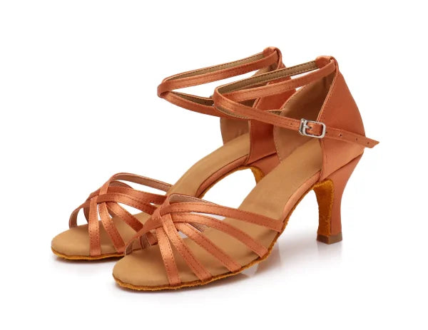Women Latin Dance Shoes – Professional Ballroom Sneakers for Salsa & Jazz with Suede Soft