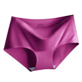 Women Panties XXL Seamless Ice Silk Briefs Breathable Drop Shipping