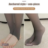 Women’s Winter Thermal Pantyhose – High Waist Plus Size Translucent Thick Elastic Tights