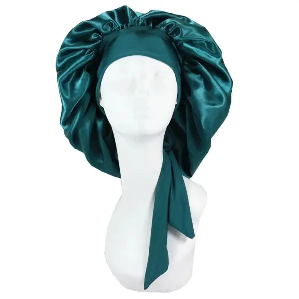 Women Satin Solid Sleeping Hat Night Sleep Cap Hair Care Bonnet Nightcap For Women Men Unisex Cap Bonnet De Nuit Shower