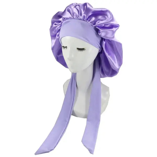 Women Satin Solid Sleeping Hat Night Sleep Cap Hair Care Bonnet Nightcap For Women Men Unisex Cap Bonnet De Nuit Shower