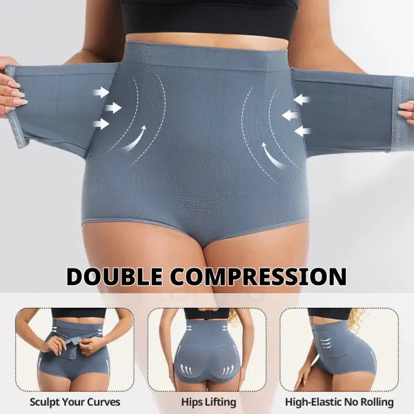 Flarixa Women Firm Tummy Control Waist Cincher Panty Briefs