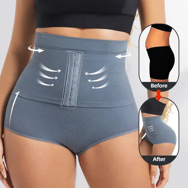 Flarixa Women Firm Tummy Control Waist Cincher Panty Briefs