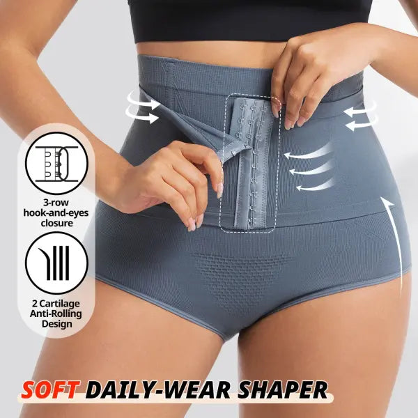 Flarixa Women Firm Tummy Control Waist Cincher Panty Briefs