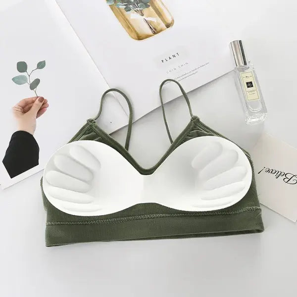 Women Sports Bras Fast Dry Elastic Padded Gym Running skeep Bra Solid color Fitness Yoga Sport breathable Tops