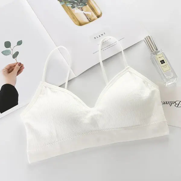 Women Sports Bras Fast Dry Elastic Padded Gym Running skeep Bra Solid color Fitness Yoga Sport breathable Tops - WHITE