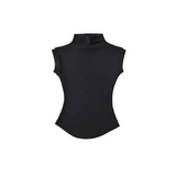 Women’s Sexy Sleeveless Turtleneck Top - Slim Fit Summer Pullover & Casual Streetwear Basic