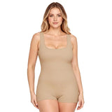 Women Waist Trainer Bodysuit Black – Tummy Control Slimming Shapewear - Skin 2XL - None