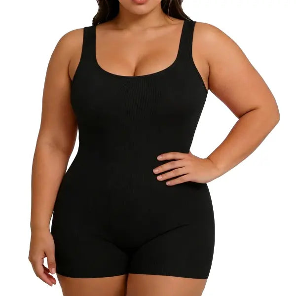 Women Waist Trainer Shapewear Corset – Tummy Slimming Body Shaper - Black L - None