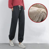 Women’s Winter Fleece Leggings – Thick Warm Plus Size Long Pants Casual Solid Color Trousers