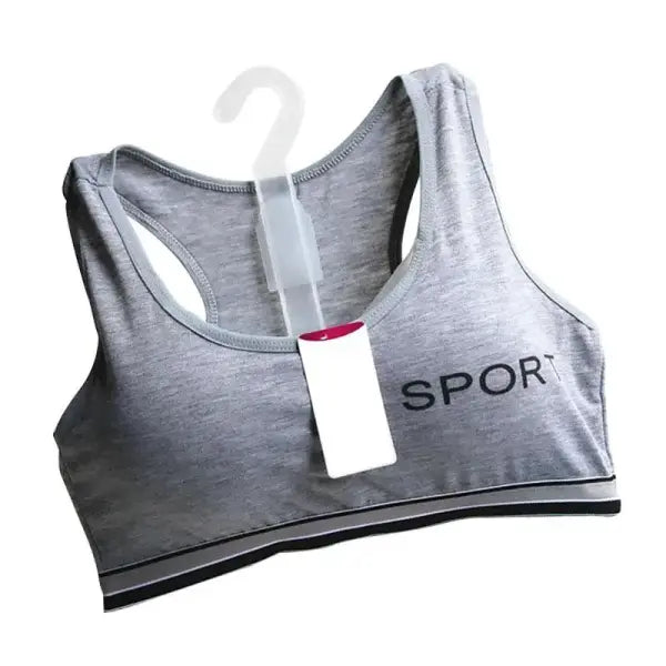 Women’s High-Impact Sports Bra Bounce Control Yoga Tank Top & Push-Up Running Crop - Grey / CN