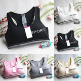 Women Yoga Fitness Sports Bra Workout Tank Tops Bounce Control Jogging Bras Push Up Running Top Active Wear Fashion