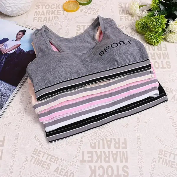 Women Yoga Fitness Sports Bra Workout Tank Tops Bounce Control Jogging Bras Push Up Running Top Active Wear Fashion