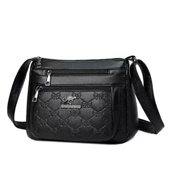 Large Capacity PU Casual Tote with Polyester Lining - C