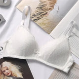 Women’s Bra Smooth 3/4 Coverage Big Large Lingerie Seamless Wire free Push Up Support Bras ABC Cup Size 70-90 Black