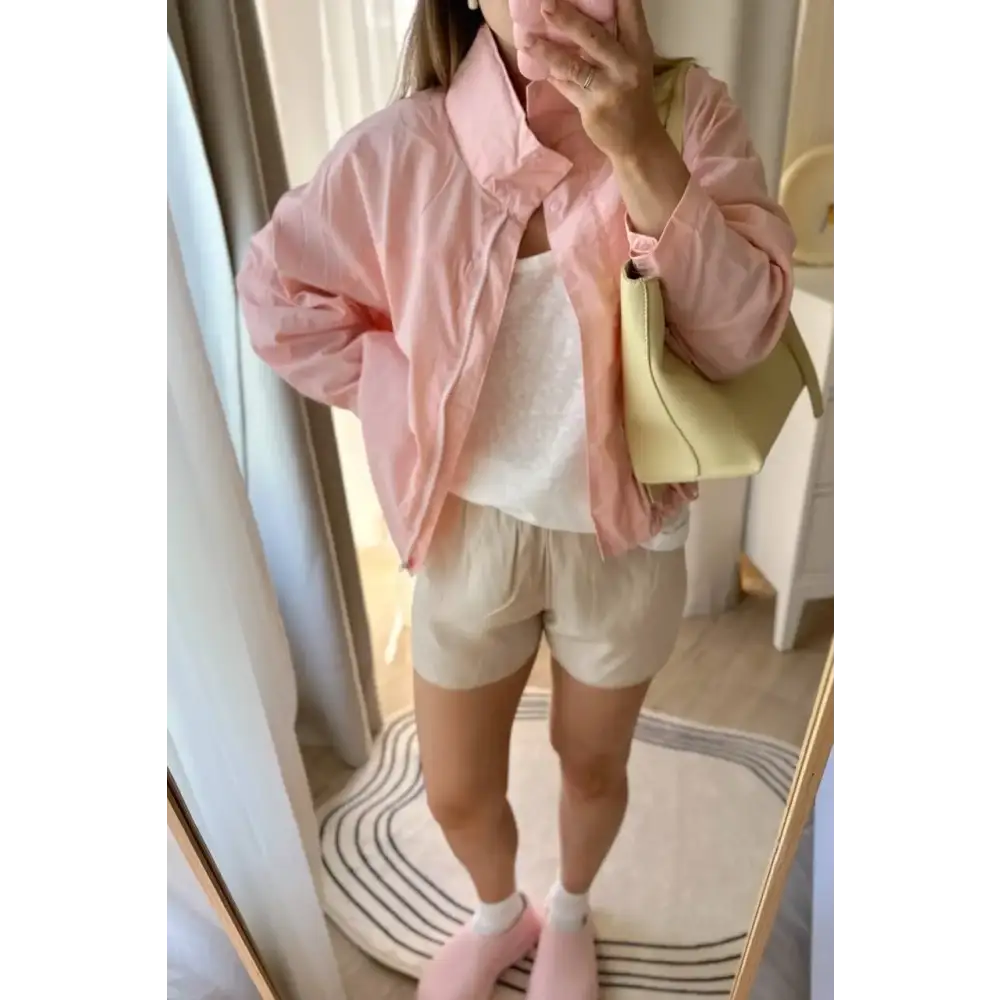 Women’s Casual Polyester Jacket with Hood Size Chart