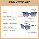 Cat Eye Sunglasses Polycarbonate Retro Fashion Eyewear