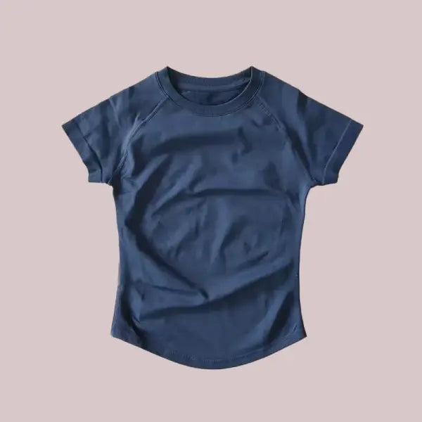 Women’s Compression Workout T-Shirt Slim Fit Impact Athletic Top