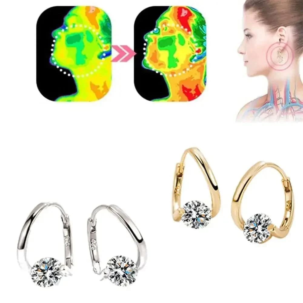 Women’s Earrings – Lymphvity Magnet Therapy Germanium Ear Studs