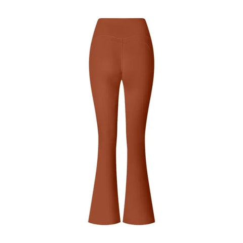 Women’s High Waist Flared Leggings - Tummy Control Yoga & Fitness Pants - Himpall