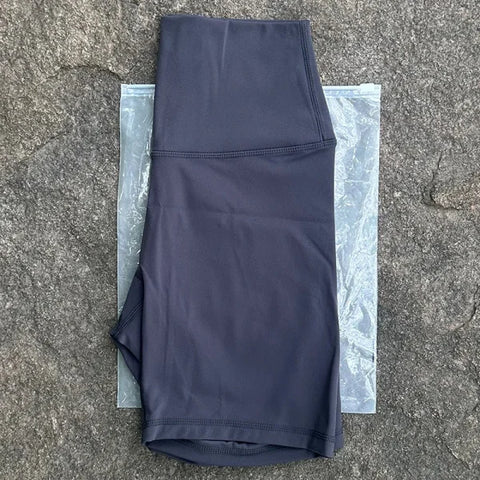 Women’s High Waist Sports Shorts – Slim Fit Butt Lift Yoga & Gym Running Shorts - Graphite gray / S