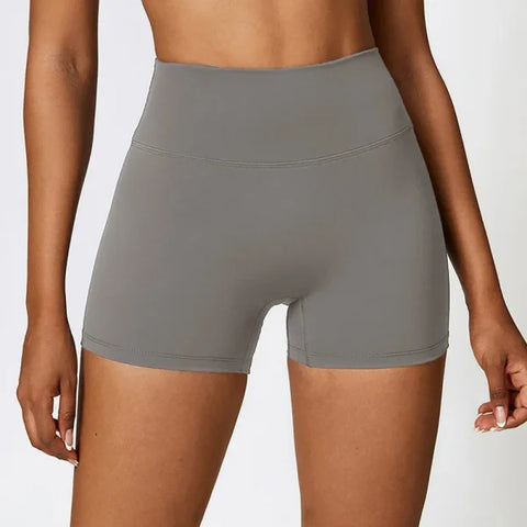 Women's High Waist Yoga Shorts – Breathable Quick-Dry Fitness & Running Shorts - Himpall