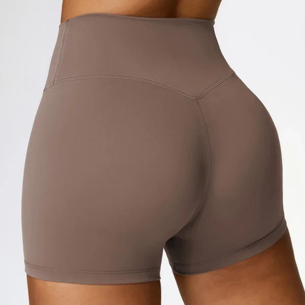Women's High Waist Yoga Shorts – Breathable Quick-Dry Fitness & Running Shorts - Himpall
