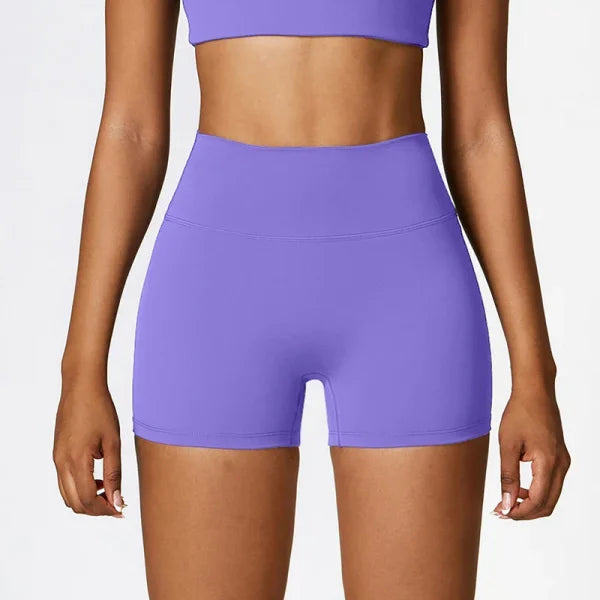 Women's High Waist Yoga Shorts – Breathable Quick-Dry Fitness & Running Shorts - Himpall