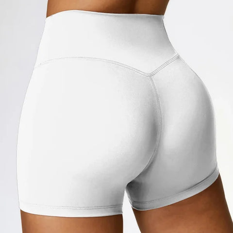 Women's High Waist Yoga Shorts – Breathable Quick-Dry Fitness & Running Shorts - Himpall