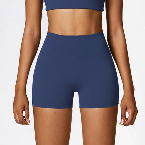 Women's High Waist Yoga Shorts – Breathable Quick-Dry Fitness & Running Shorts - Himpall