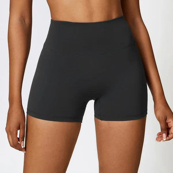 Women's High Waist Yoga Shorts – Breathable Quick-Dry Fitness & Running Shorts - Himpall