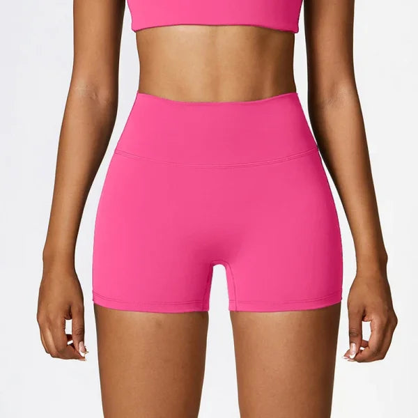 Women's High Waist Yoga Shorts – Breathable Quick-Dry Fitness & Running Shorts - Himpall