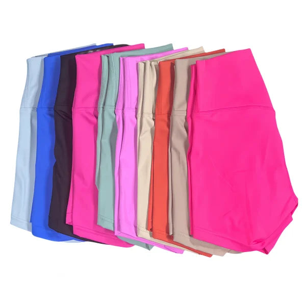 Women's High Waist Yoga Shorts – Hip Lift & Quick-Dry Fitness Wear - Himpall