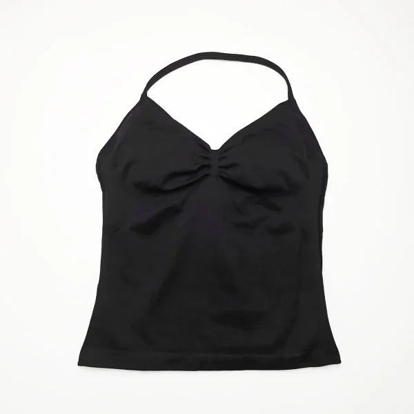 Women's Knit Broadcloth Top in Nylon - Himpall