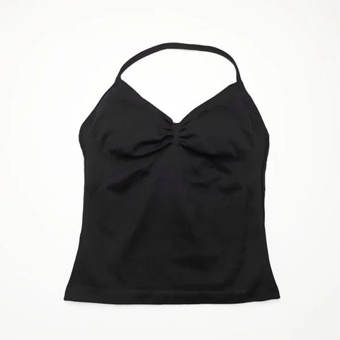Women's Knit Broadcloth Top in Nylon - Himpall