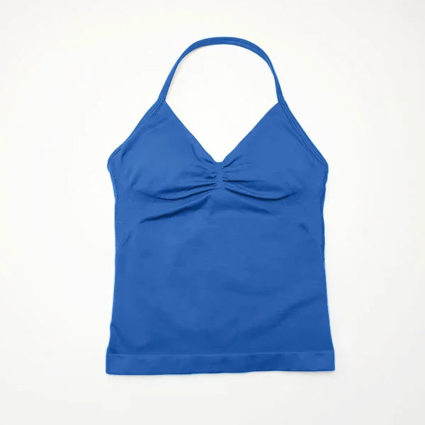 Women's Knit Broadcloth Top in Nylon - Himpall