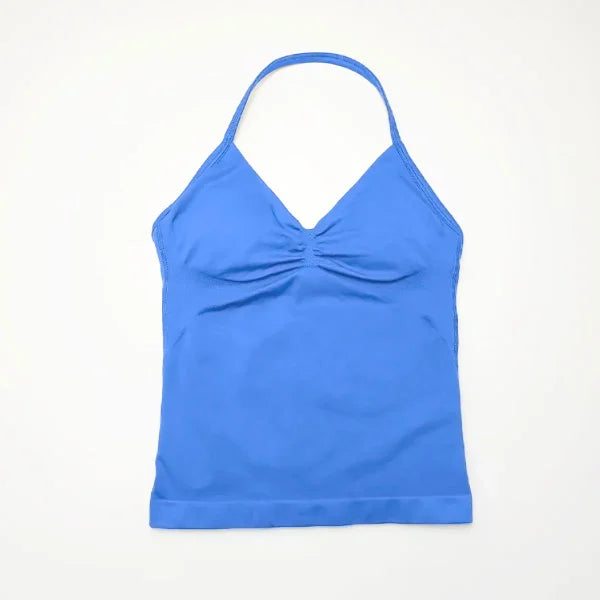 Women's Knit Broadcloth Top in Nylon - Himpall