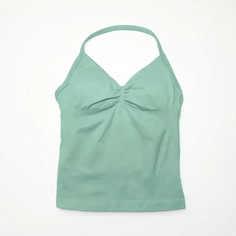 Women's Knit Broadcloth Top in Nylon - Himpall