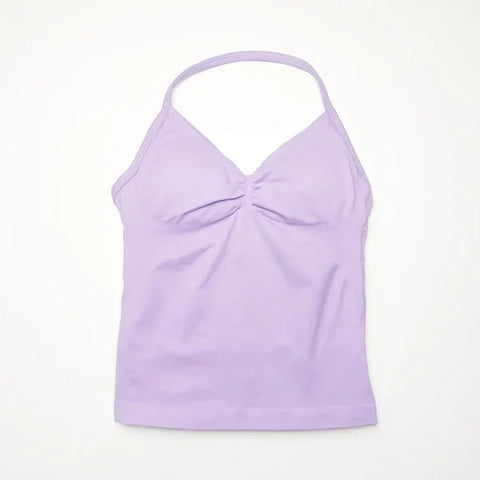 Women's Knit Broadcloth Top in Nylon - Himpall
